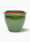 1.0 - 1.2m overall height / Green Rolled Rim Pot