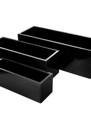 Rectangular GRP Pot 90x30x30cm Modern Durable Outdoor Planter Box