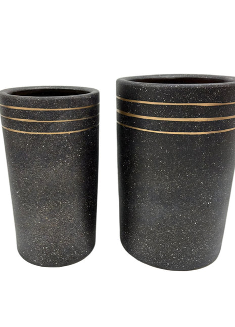 Black fancy Pot
